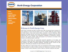 Tablet Screenshot of northenergycorp.com